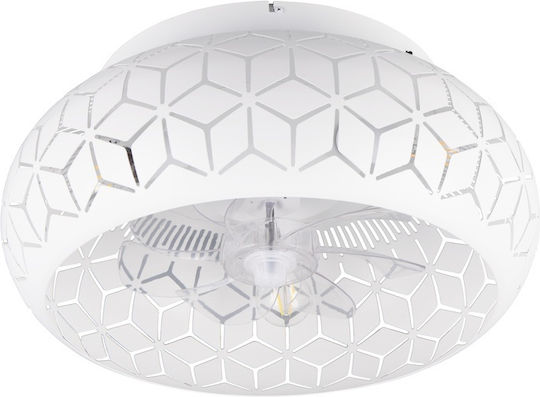 Trio Lighting Bidar Πλαφονιέρα 50cm με Φως Λευκή