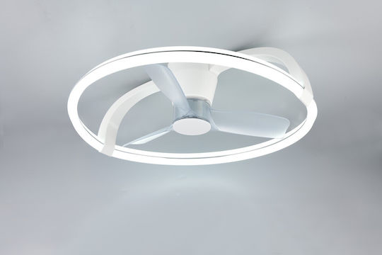 Trio Lighting Stockholm Plafonieră 73cm Cu Lentile De Mărire Albă