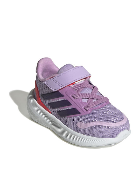 Runfalcon 5 Runfalcon 5 El I Kids Sports Shoes Running with Hoop & Loop Closure Purple