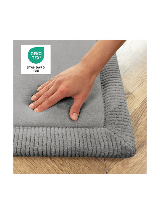 Hakuna Matte Χειροποίητο Παιδικό Χαλί Γκρι 280x200cm Πάχους 25mm