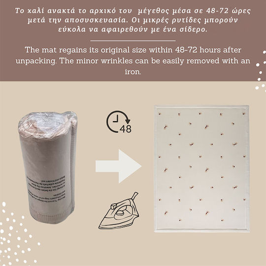 Hakuna Matte Χειροποίητο Παιδικό Χαλί Ροζ 200x150cm Πάχους 25mm