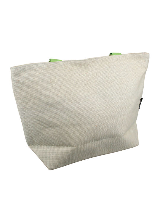 Makwedding Stroh Strandtasche Gelb