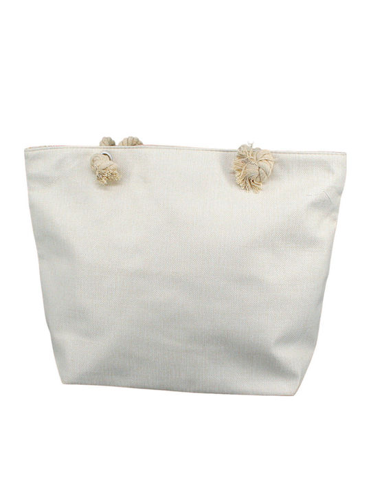 Makwedding Wicker Beach Bag Gold
