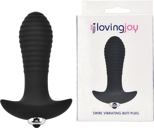 Loving Joy Swirl Πρωκτική Σφήνα με Δόνηση
