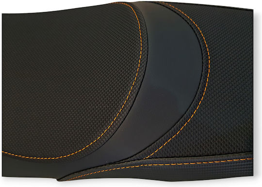 Vf185 Sym Anti-slip Carbon Motorcycle Seat Cover Gold Stitching