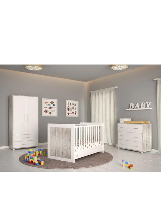 Asterias Bebe Asterias Bebe Emily Weiß Babybett