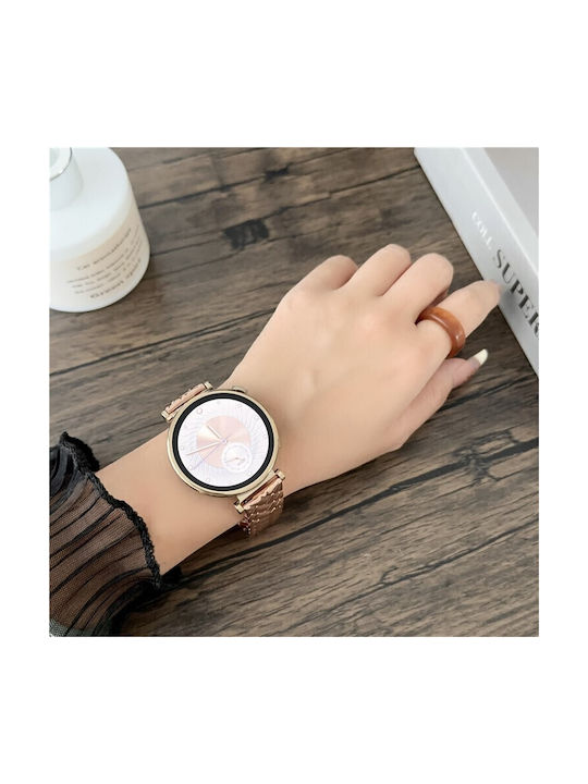 Strap Stainless Steel Rose Gold (Huawei Watch GT4/GT5 41mm / GT5 Pro 42mm)