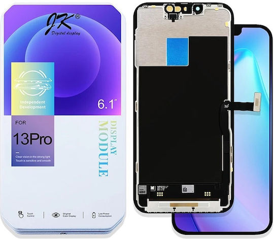 O ecran Incell cu Mecanism Tactil pentru iPhone 13 (Negru)
