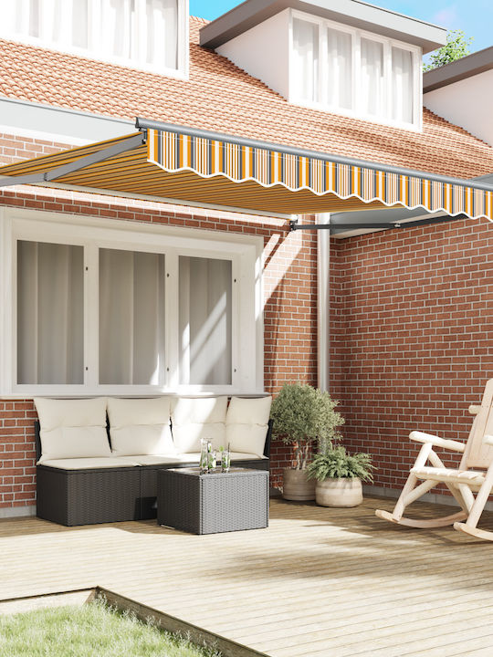 vidaXL Zelt Terrasse Gelb 3x2.5m