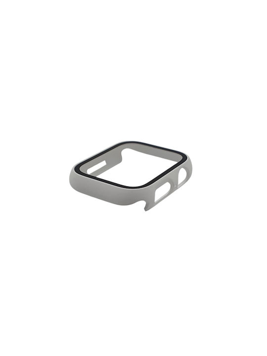 Naxius Μεταλλική Θήκη σε Λευκό χρώμα για Apple Watch S7, S8, S9 45mm Naxius Μεταλλική Θήκη σε Λευκό χρώμα για Apple Watch S7, S8, S9 45mm