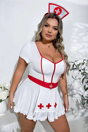Nurse Costume Dress W2320 White