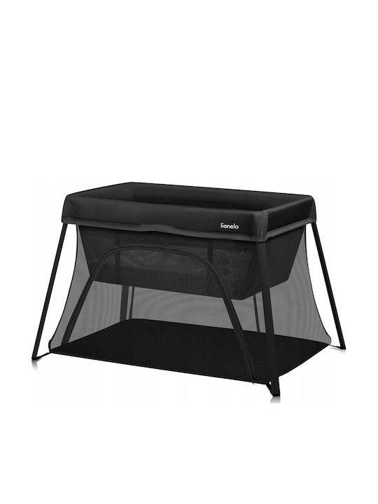 Lionelo Cradle-Park with Mattress and Wheels Black