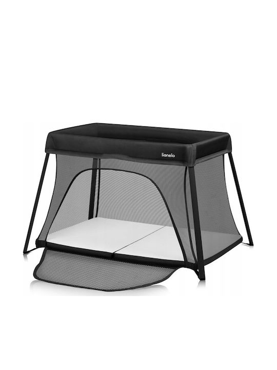 Lionelo Cradle-Park with Mattress and Wheels Black