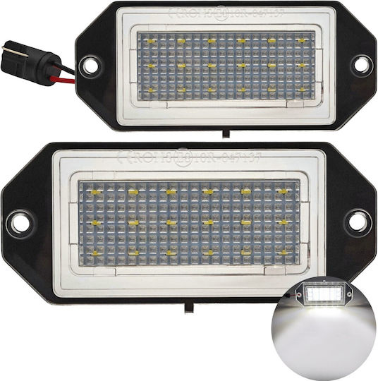 Volvo Licence Plate Lamps Led 500lm 2pcs