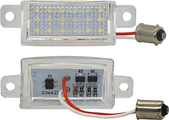 Volvo Licence Plate Lamps Led 2x350lm Set 2pcs