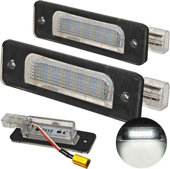 Bmw E32 E34 Licence Plate Lamps Led 2x650lm 2 Pcs