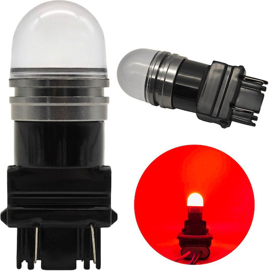 Bec P27/7w LED 3157 12V 900lm Canbus Roșu