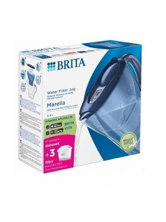 Brita Marella Krug Blue mit Filter 2400ml 1Stück