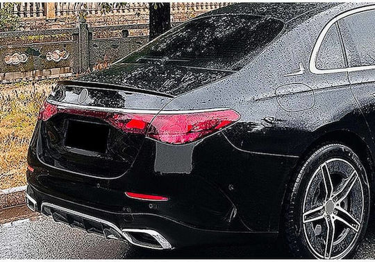 Αεροτομή Πορτ Παγκάζ Mercedes-benz E-class W214 2024+ Amg V2 Abs Πλαστικό Γυαλιστερή Μαύρη