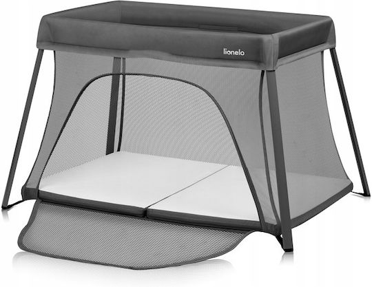 Lionelo Playpen 2 Levels with Mattress Gray