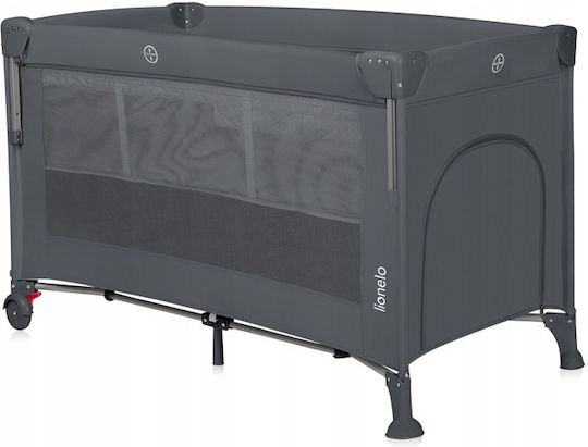 Lionelo Ellen Playpen 2 Levels with Mattress Gray