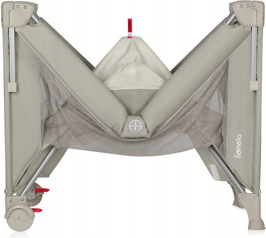 Lionelo Ellen Playpen 2 Levels with Mattress Beige 60x120cm