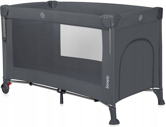 Lionelo Ellen Playpen 2 Levels with Mattress Gray