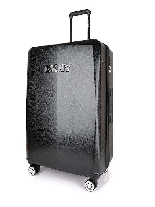 DKNY Großer Hartreisekoffer Schwarz mit 4 Rädern