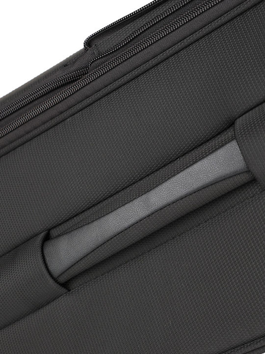 Calvin Klein Gala Mare Valiză De Călătorie Din Material Textil Neagră Cu 4 Roți Înălțime 78 Cm