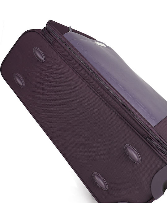 Calvin Klein Gala Valiză Medie De Călătorie Din Material Textil Violet Cu 4 Roți