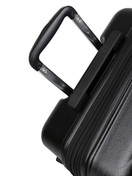 Calvin Klein New Light Large Hard Black Suitcase With 4 Wheels