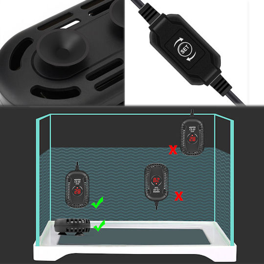 Epigasos Thermostat Turtles Up To 35L 50W