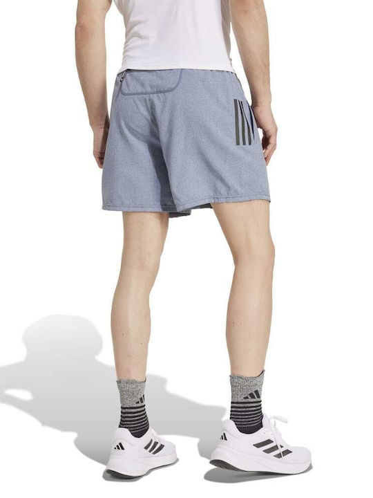 adidas Own The Run Sports Men's Blue Shorts