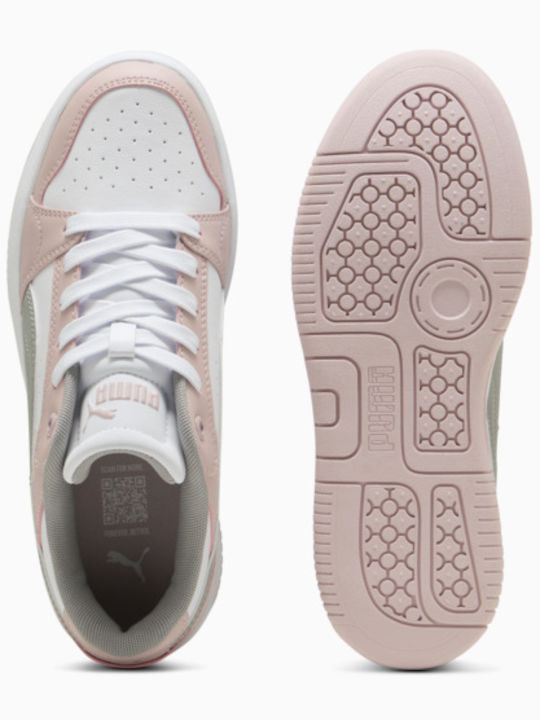 Rebound Damen Flatforms Sneakers Pink