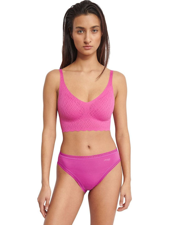 Βαμβακερά Women's Slip 3Pack Fuchsia, Red, Print