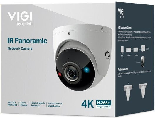 TP-LINK S485PI CCTV Cameră de Supraveghere 4K Rezistentă la apă cu Comunicare Bidirecțională
