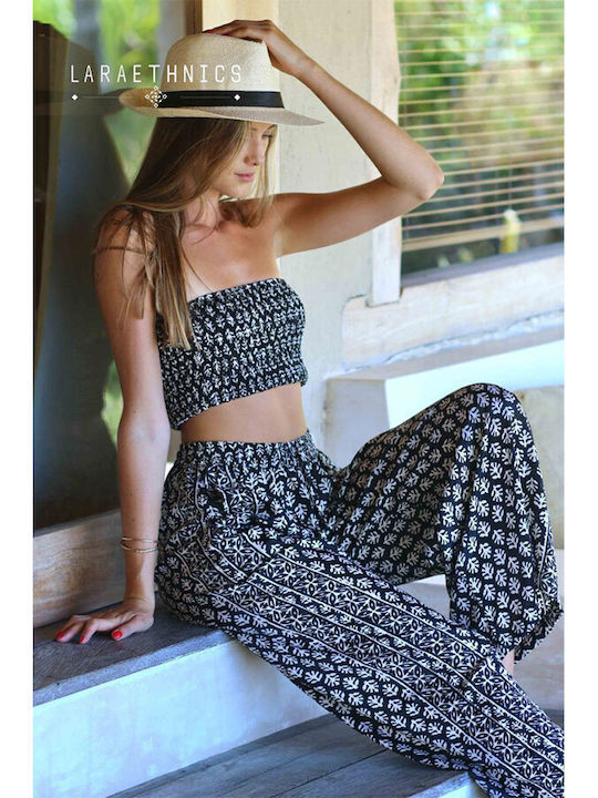Γυναικείο Crop Top Σατέν Μαύρο