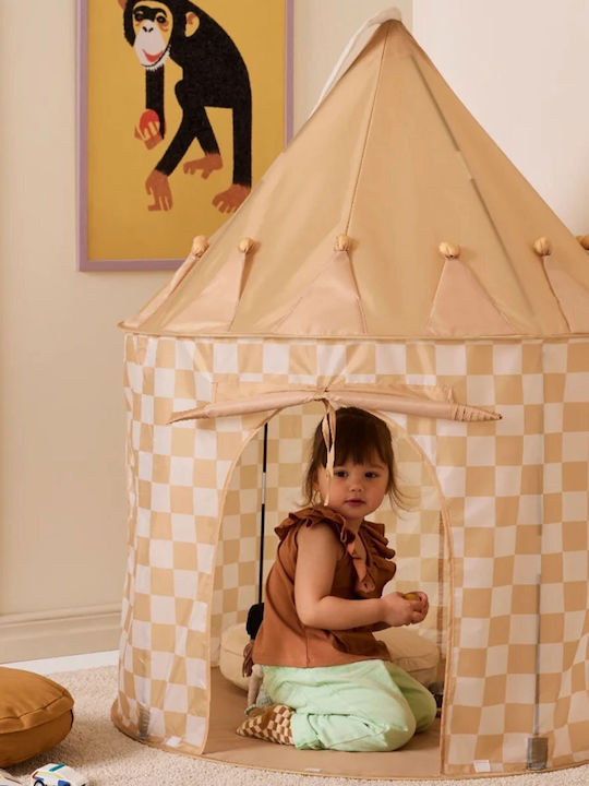 Kids Concept Детски шатър Малка къща Жълт за 3 18 години и нагоре