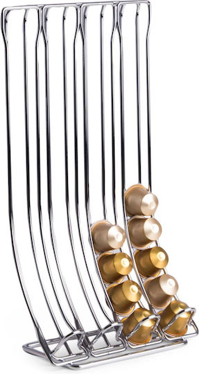 Stainless Steel Storage Stand For 40 Nespresso Capsules 25x25x25cm