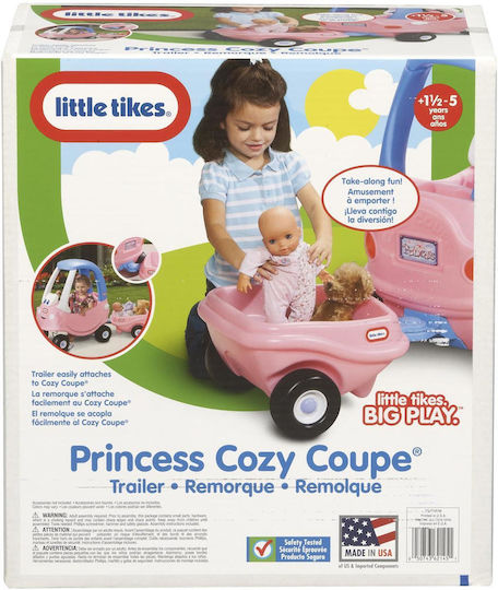 Kids Trailer Princess Trolley Pink