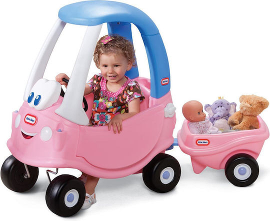 Kids Trailer Princess Trolley Pink