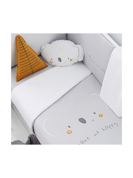Bimbidreams Nursery Decor Pillow Sidney Yellow 30x30cm 3 Pieces