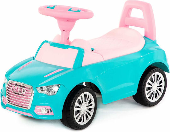 Ecotoys Super Car 2A Baby Push Walker for 12+ Months Light Blue