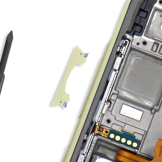 Samsung Бутон За Регулиране На Звука Samsung Galaxy A35 Оригинален Лайм