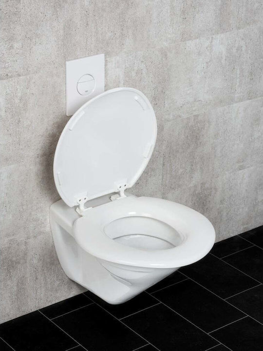 Wenko Torino Xxl Καπάκι Λεκάνης με Μπιντέ Πλαστικό Λευκό
