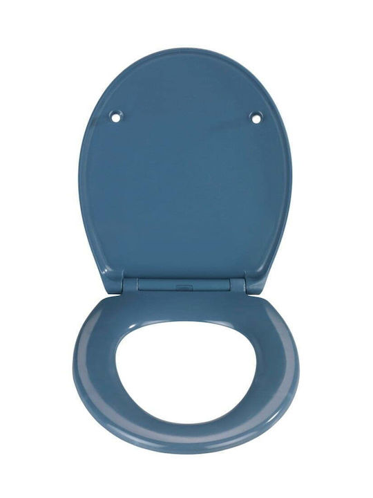 Wenko Bidet Plastic Toilet Seat Blue Samos 37.5cm