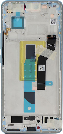 Xiaomi Mobile Phone Replacement Screen with Frame for 13 Lite Full Block Original Light Blue