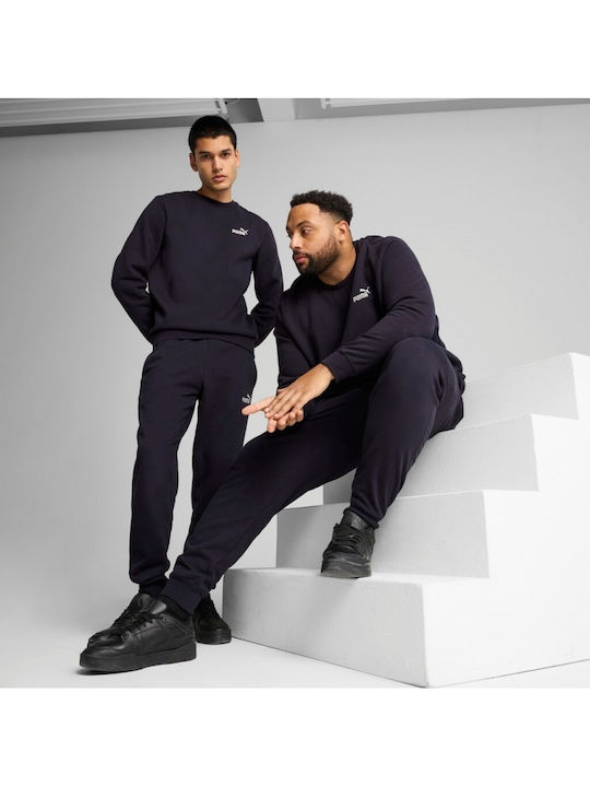 Sweatpants with Elastic Navy Blue