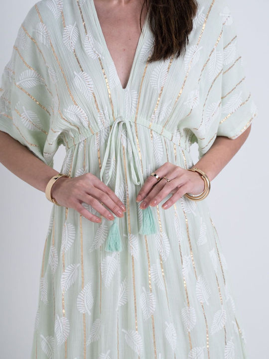 Fullah Sugah Women's Beachwear Dress Pistachio