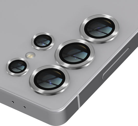 Avizar Kamera Gehärtetes Glas Samsung Galaxy S25 Ultra Anti-Kratz Silber